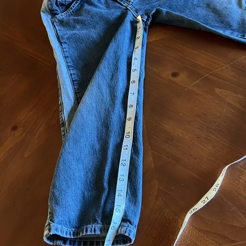 Oshkosh Boys 4/4T Denim Jeans Side Panels Appliques Pockets